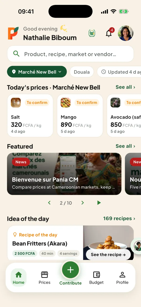 Pania CM — Home